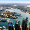 The view from level 56 of One Sydney Harbour.