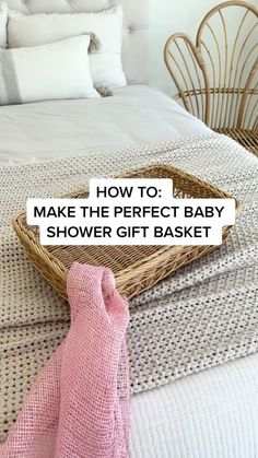 HOW TO: Make the perfect baby shower gift basket! 💗 #howto #babyshowergift #babyshower #newbornessentials #newbornadvice… | Instagram