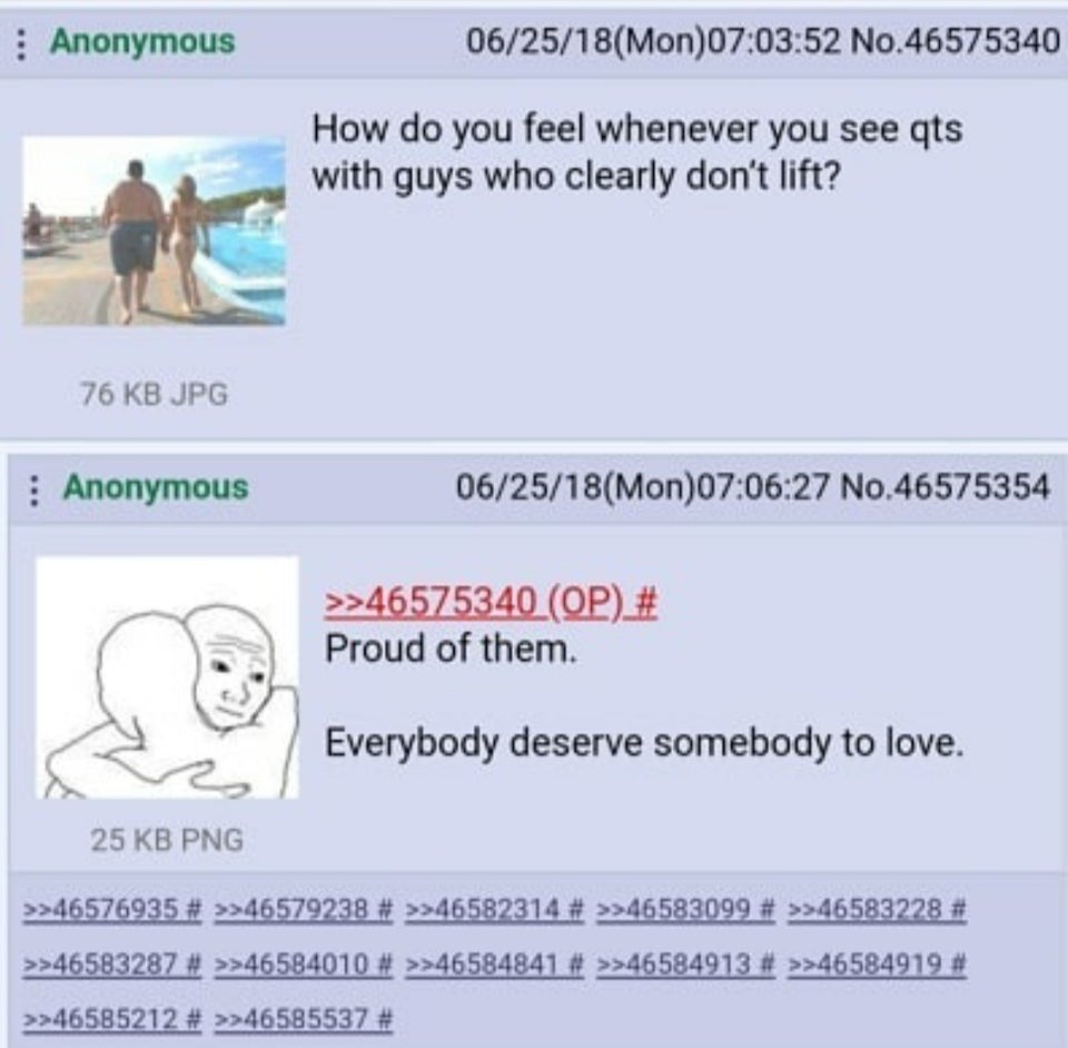 r/wholesomegreentext - Anon loves love