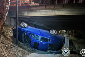 South Australian P-plater crashes car through bridge