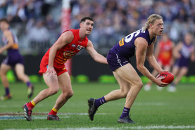 Fremantle midfielder Hayden Young. 