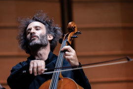 Visiting cellist Nicolas Altstaedt.