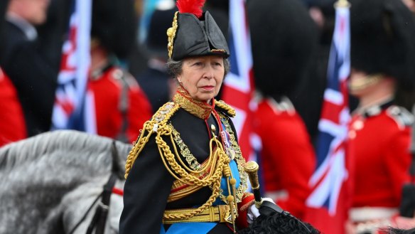 Princess Anne is an accomplished horsewoman and was praised last weekend for her control of Noble, the King’s lively horse, during Trooping the Colour.