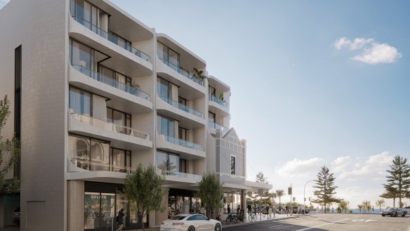 The penthouse atop the Hall & Campbell development at Bondi Beach sold for $23 million as a gutted shell.