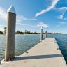 The injured man’s friends sought help at a Paradise Point dock.