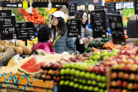 While overall prices fell in May, higher priced fruit and vegetables have contributed to a spike in inflation to 4 per cent.