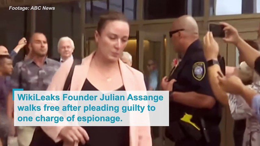 WikiLeaks founder Julian Assange has been sentenced to time already served in prison. His lawyer Jennifer Robinson spoke about the “historic day” outside the court before Mr Assange left the court on his way home to Australia.