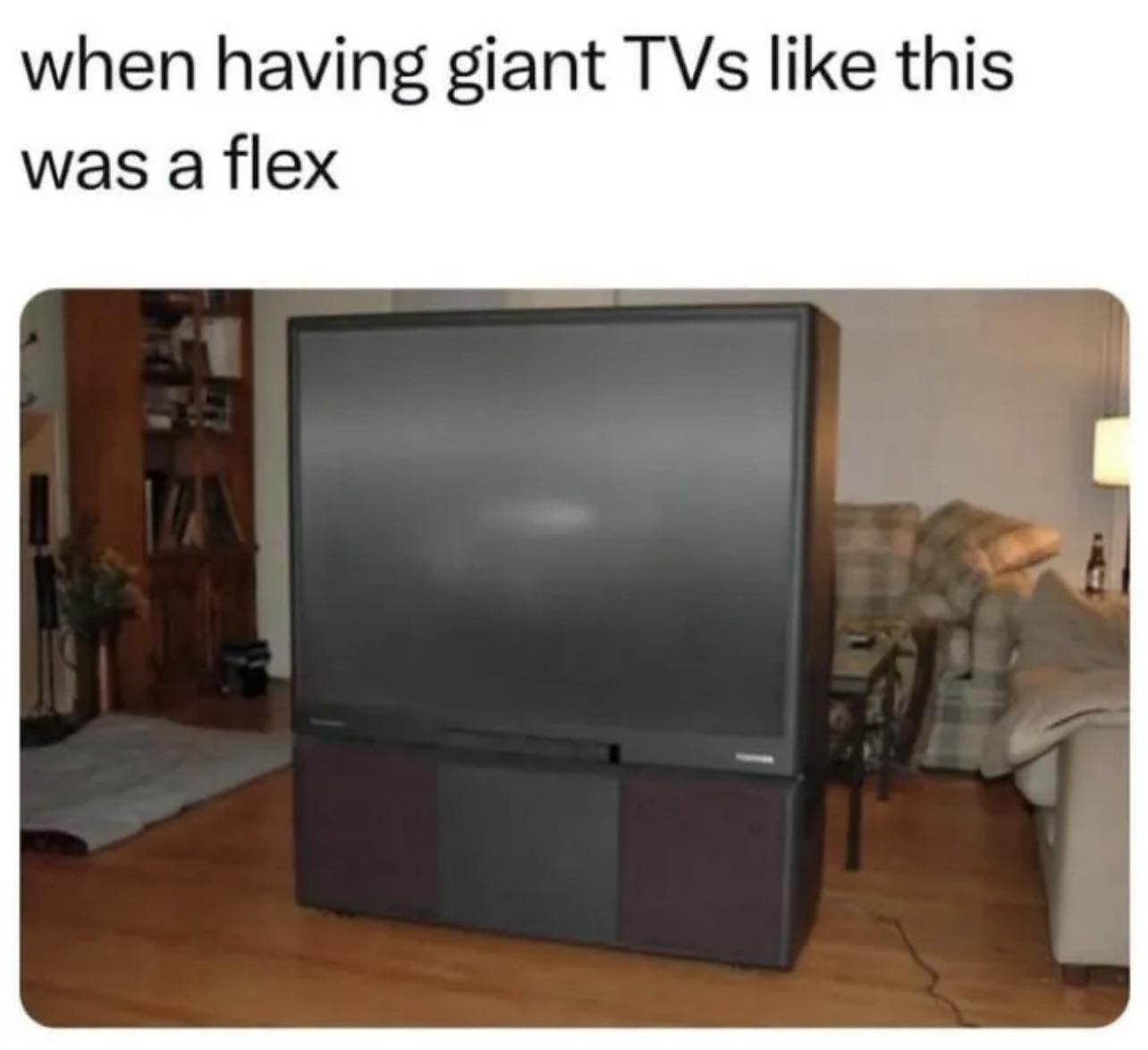 r/GenZ - Hopefully I’m not the only one here old enough to remember having a TV like this lol