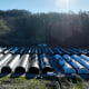 Greenhouses at a farm where a mass shooting occurred on Jan. 24, 2023 in Half Moon Bay, Calif. 