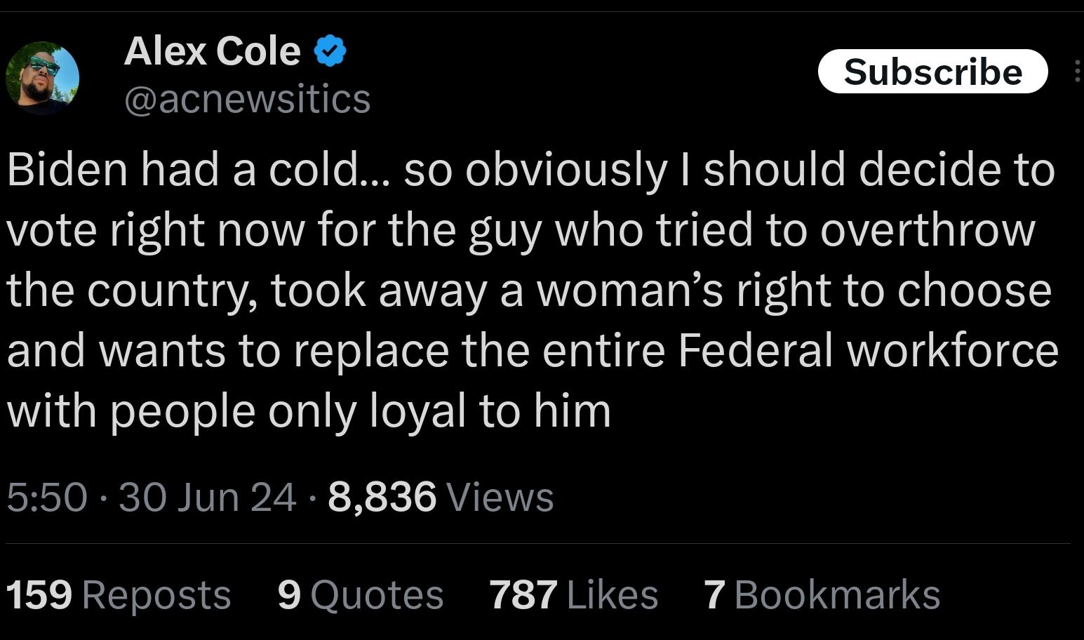 r/BlackPeopleTwitter - So vote between a guy with a cold or a lying felon... hard choice indeed 