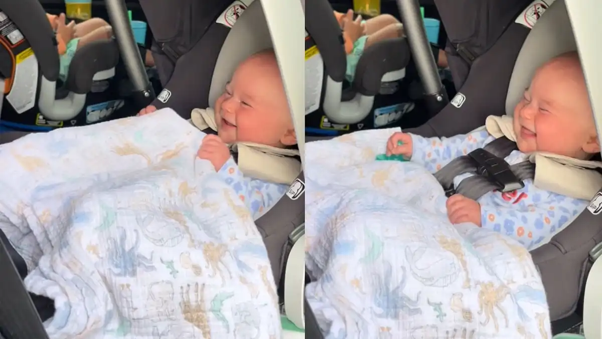 Mum shares 'genius' fix for babies who hate the car seat