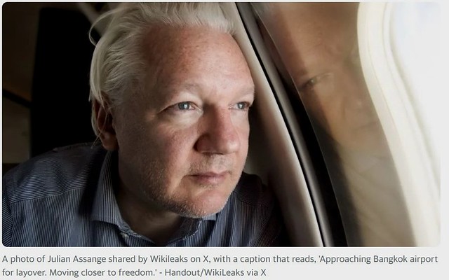 Julian Assange is FREE!!!