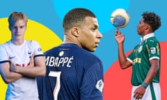 Lucas Bergvall, Kylian Mbappé, Endrick.