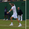 Rublev hits himself seven times with racquet