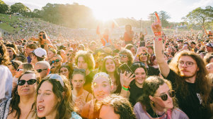 Festivalgoers at Splendour in the Grass in 2023.