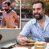 George Mladenov, the self-proclaimed King of Bankstown, at lunch and in Australian Survivor.