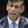 Britain’s Prime Minister Rishi calls an election as heavy rain falls.