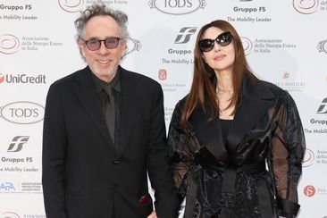 Tim Burton and Monica Bellucci