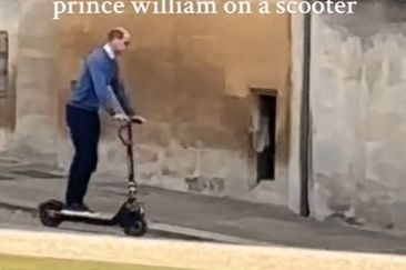 Prince William e-scooter windsor castle