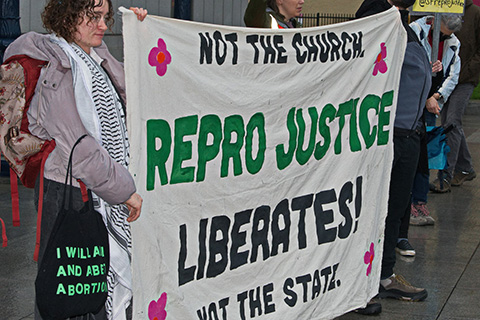 Rain Doesn’t Stop Reproductive Justice Rally