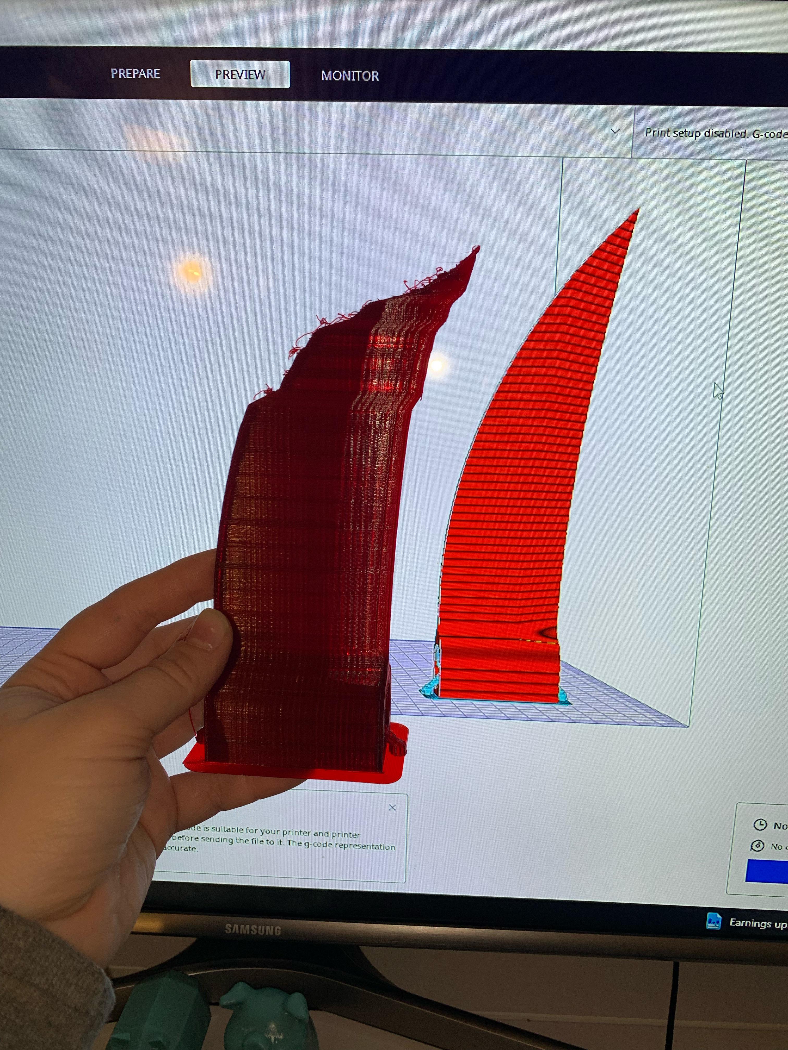 r/FixMyPrint - Help! Print not matching g-code