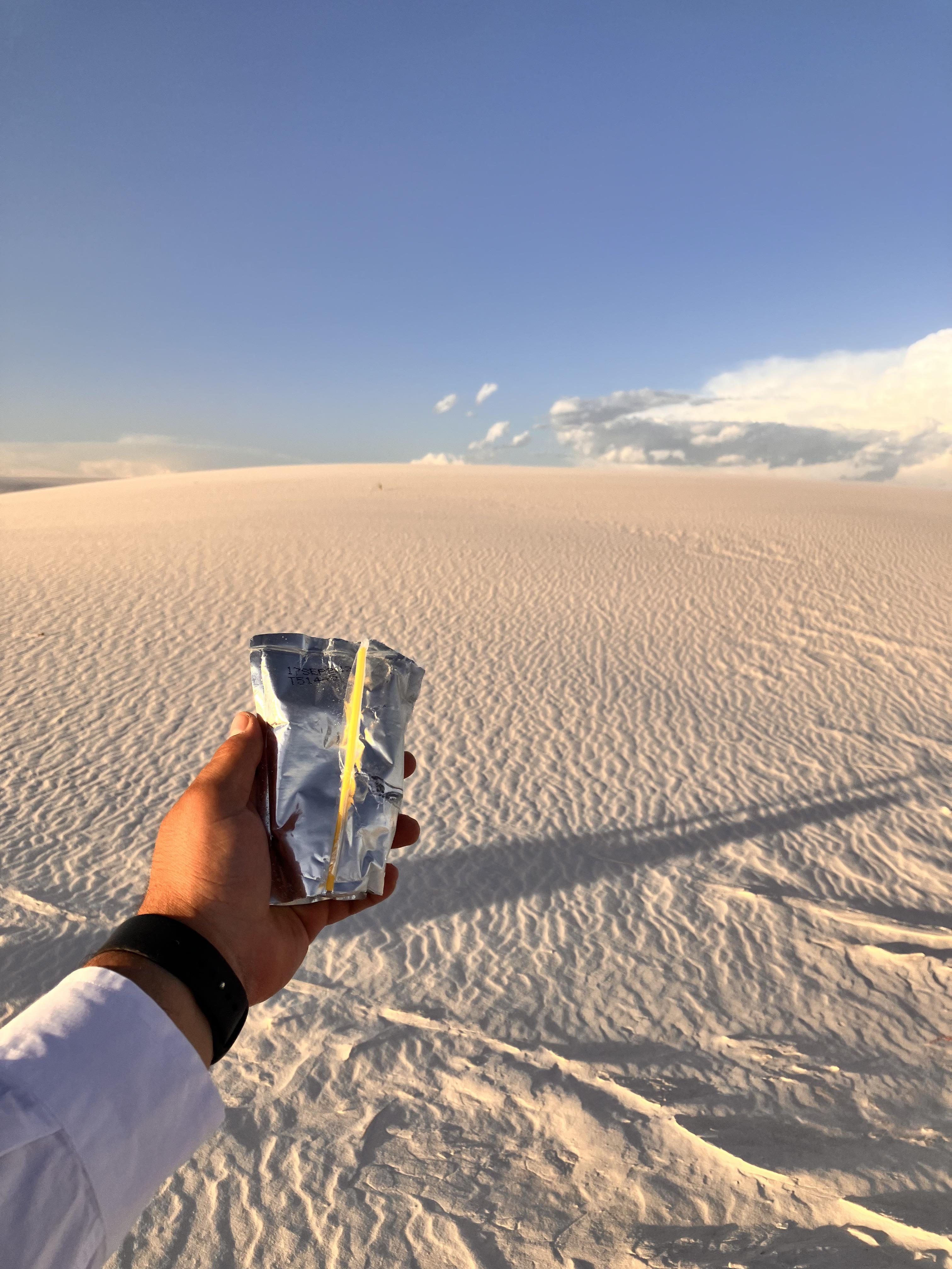 r/mildlyinteresting - I found a 12 year old pouch of capri sun in the middle of a desert in New Mexico