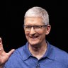 Apple CEO Tim Cook at the company’s Worldwide Developers Conference in Cupertino, California, last month.