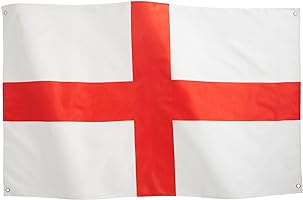 Runesol Engeland vlag 3x5, 91x152cm, St George's Day Cross, 4 doorvoertules, oogje in elke hoek, Engels voetbal, rugby,...