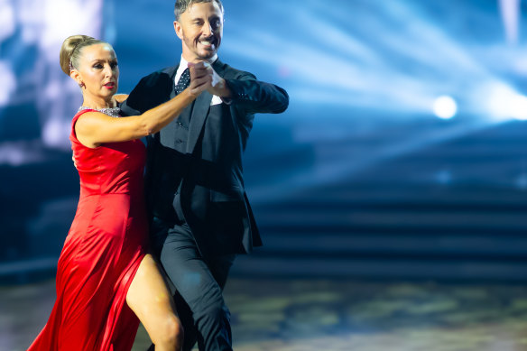 Actor Lisa McCune is appearing in the 2024 season of Dancing with the Stars on Channel Seven, alongside dance partner Ian Waite.