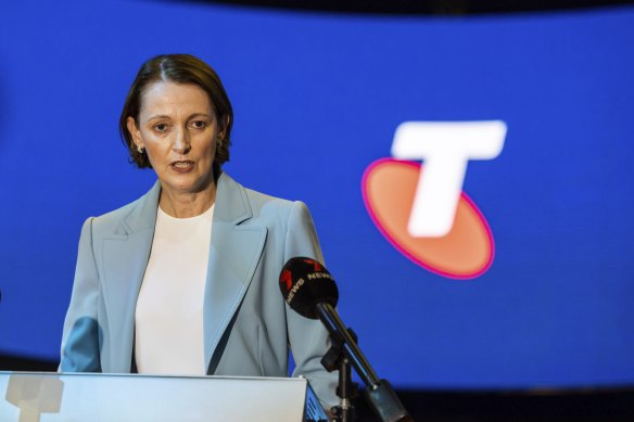 Telstra CEO Vicki Brady: “As we propose specific changes, we will talk them through with our teams”.