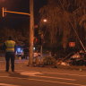 Police investigate a fatal collision in Burwood.