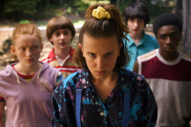 Drastic steps: A scene from the Netflix blockbuster, Stranger Things.