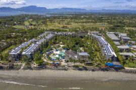 Radisson Blu, Denarau from above.