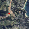 The location of the Gibbs’ land on Bruxner Park Rd