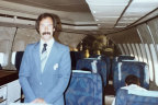 Kevin Yakas is Air New Zealand’s longest-serving flight attendant.