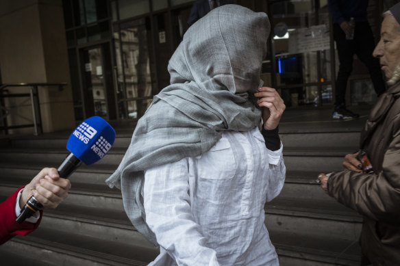 Tyler Garth leaves the Melbourne Magistrates’ Court.