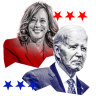 Kamala Harris and Joe Biden