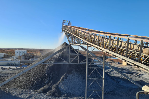 Massive write-down … BHP’s Nickel West mine in Western Australia.