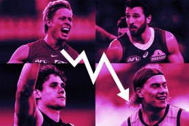 AFL stars Isaac Heeney, Marcus Bontempelli, Charlie Curnow and Harley Reid. 