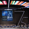 President Joe Biden speaks during the opening session of the NATO Summit, Wednesday, July 10, 2024, in Washington. (AP Photo/Evan Vucci)