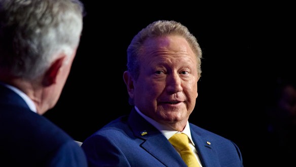 Fortescue Metals Group chairman Andrew Forrest.