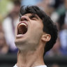 Carlos Alcaraz was delighted to reach a second straight Wimbledon final.