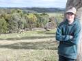 Dylan Westlake-Siegmann with some of his Boer goat herd at Wistow. Picture by Quinton McCallum