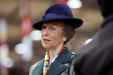 GLOUCESTER, ENGLAND - JULY 12: Princess Anne, Princess Royal visits the Riding for the Disabled Association (RDA) National Championships at Hartpury University and Hartpury College on July 12, 2024 in Gloucester, England. The RDA is celebrating its 55th anniversary this year. Her Royal Highness has been the Patron of the RDA since November 1971 and assumed the role of President in March 1986. (Photo by Cameron Smith/Getty Images)