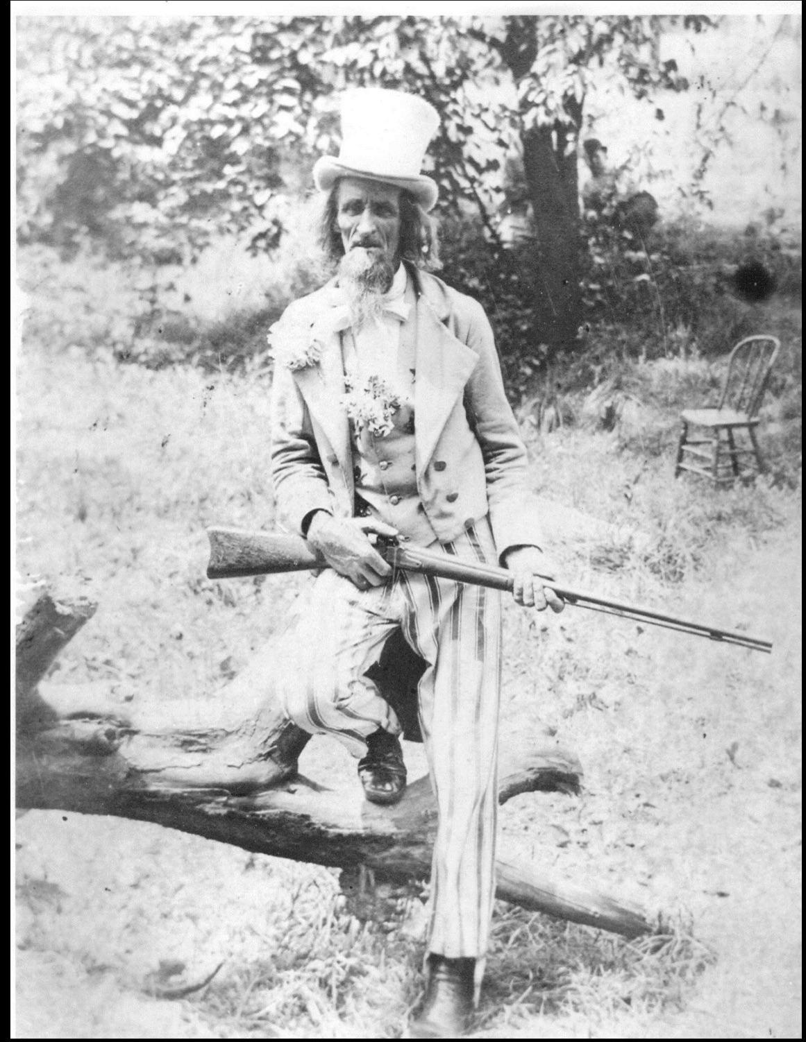 r/OldSchoolCool - My 3rd Great Grandpa, sometime in the late 1800s.