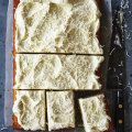 Julia Busuttil Nishimura’s lime and coconut sheet cake.