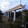 A bridge on the incomplete Maldon to Dombarton railway line.