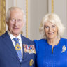 Official Australian portrait of His Majesty King Charles III and Queen Camilla.