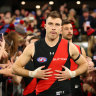 Zach Merrett was well held against the Demons, with drastic results for Essendon,