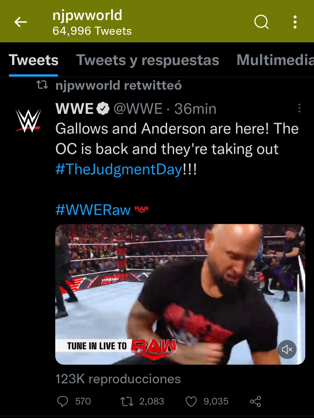 r/SquaredCircle - [Spoilers] The NJPW World's Twitter account with an interesting retweet...